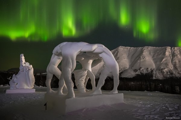 Кировск Мурманская Снежная деревня
