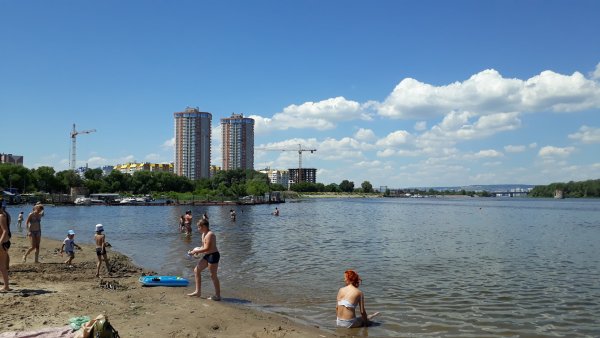 Энгельсский пляж Саратов