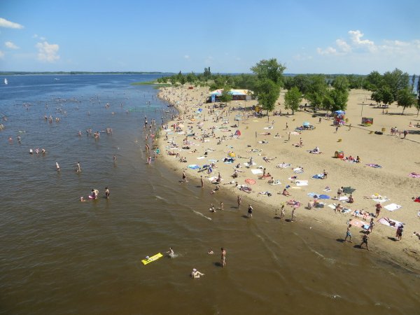 Энгельсский пляж Саратов