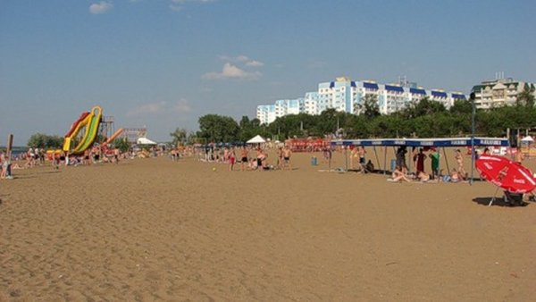 Энгельсский пляж Саратов