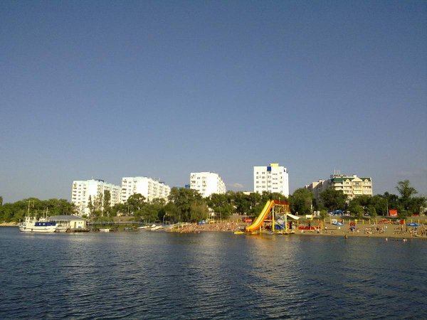 Пляж в Энгельсе на Волге