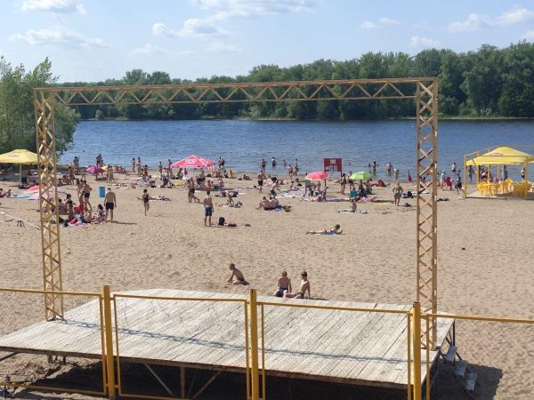 Энгельсский пляж Саратов