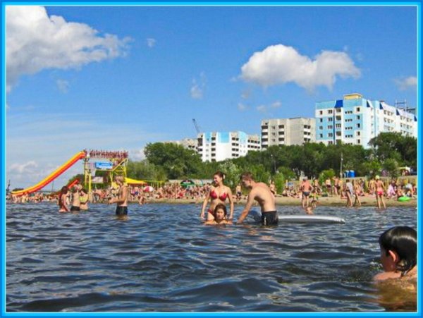 Городской пляж Энгельс