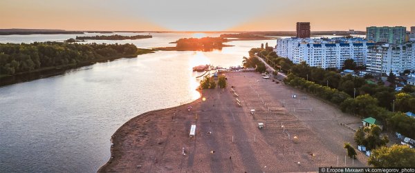 Городской пляж Энгельс