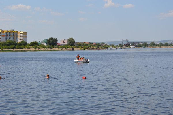 Пляж в Энгельсе на Волге