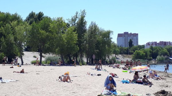Энгельсский пляж Саратов