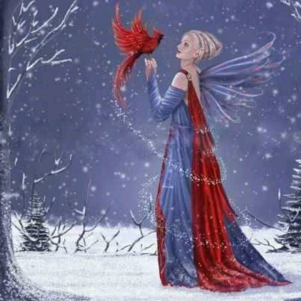 Зима девушка Фея