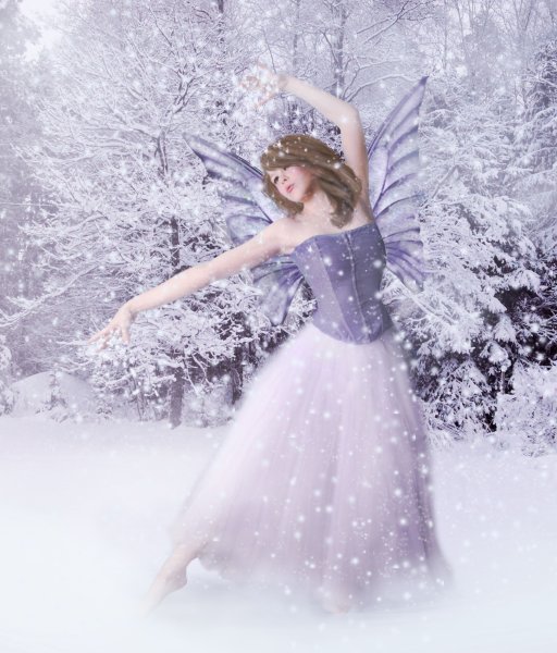Фея зимой