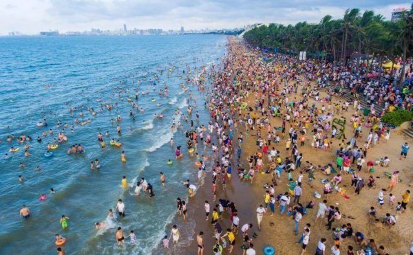 Пляжи в Китае без людей