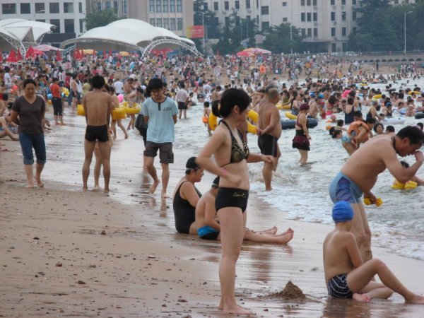 Пляж в Китае