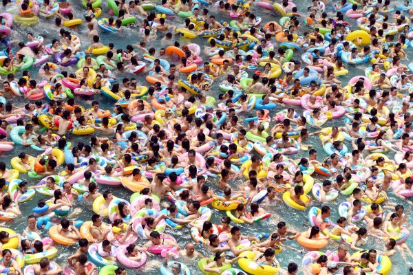 Пляж в Китае