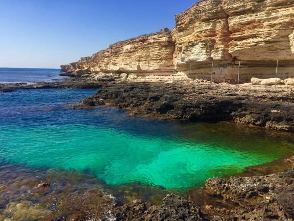 Мыс Тарханкут поселок Оленевка
