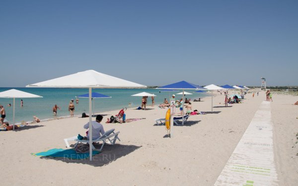 Крымские Мальдивы Оленевка пляж Майами