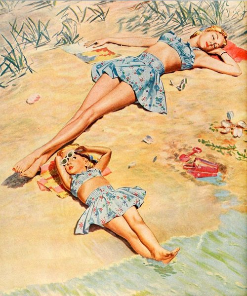 Дети в стиле пин ап рисунок