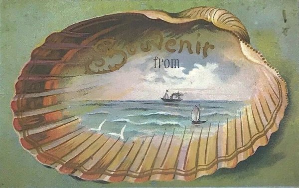 Винтажные Beach открытки