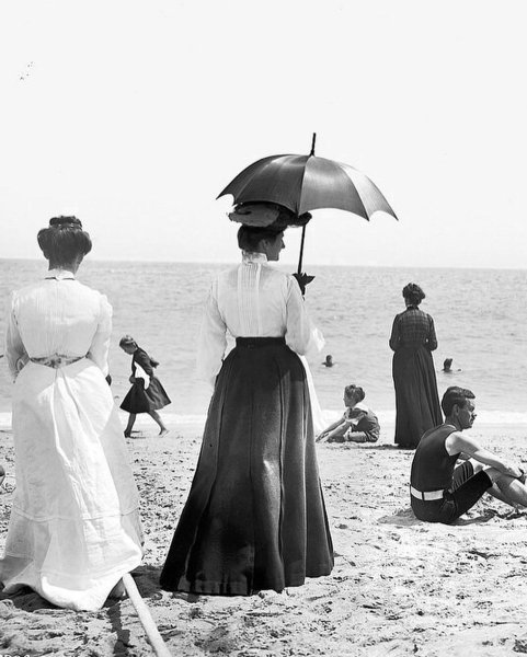 Пляжная мода викторианской эпохи