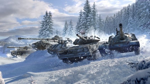WOT Blitz зима