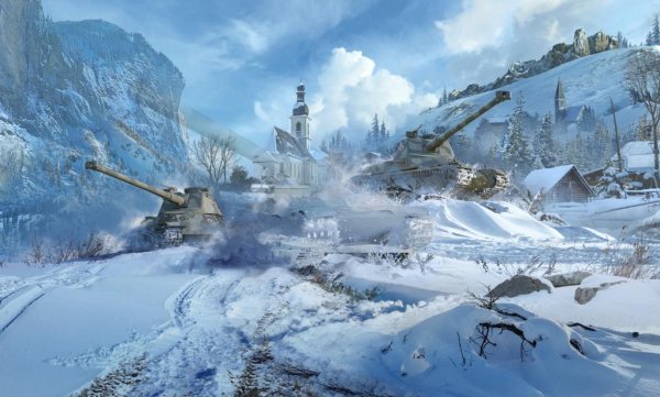 World of Tanks Blitz зима