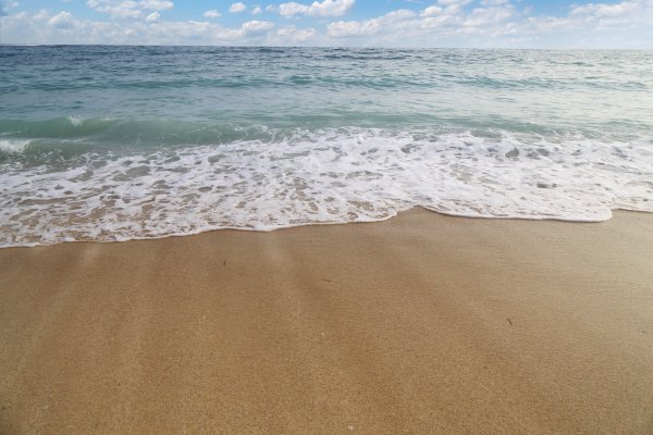 Песочный пляж в Сочи