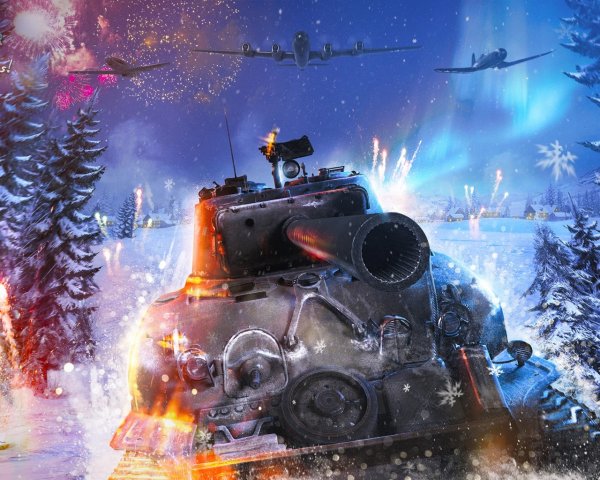 Вар Тандер зимой