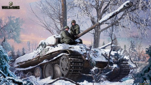 Ворд оф танк арт зима