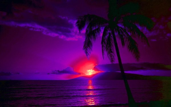 Закат на острове