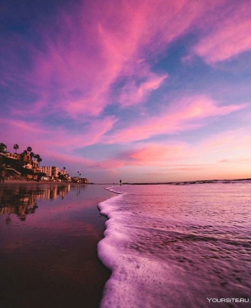 Розовый закат