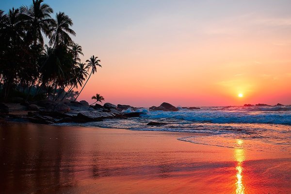 Сансет Бич пляж Гоа