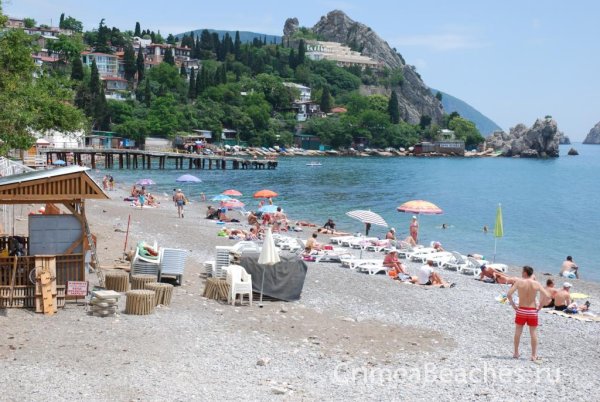 Пляж жако Гурзуф