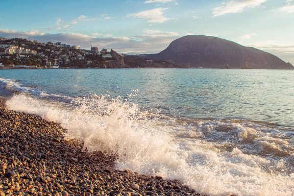 Пляж Пушкино Гурзуф