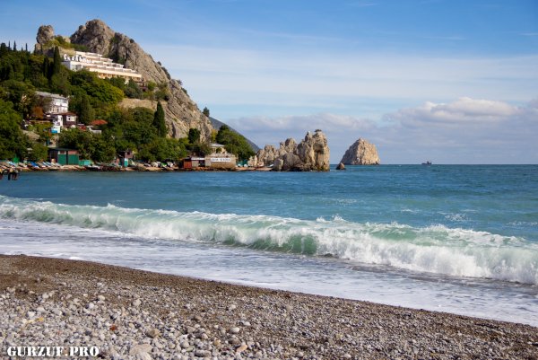 Гурзуф Крым пляжи