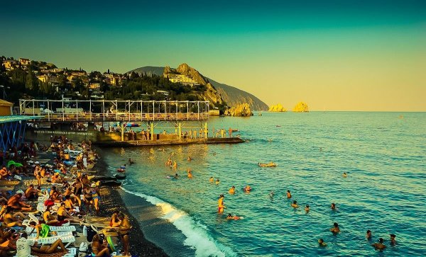 Пляж Венеция Гурзуф