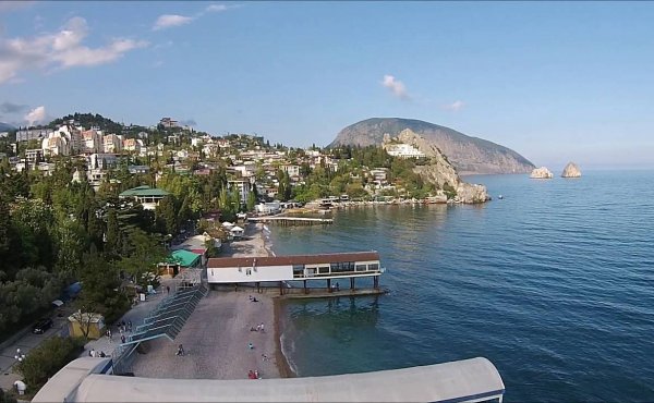 Гурзуфская набережная в Гурзуфе