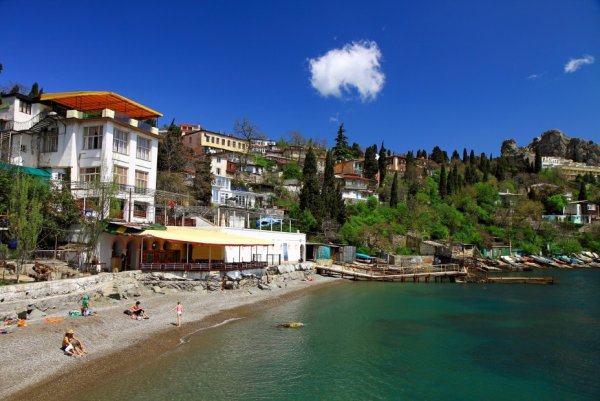 Пляж Гурзуф санаторий Гурзуфский