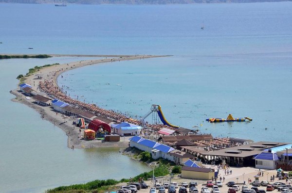 Пляж коса Алексино Новороссийск