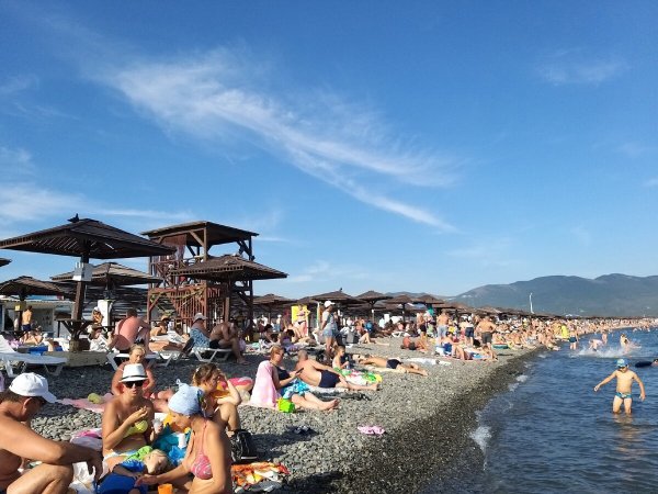 Центральные пляжи Новороссийска Алексино