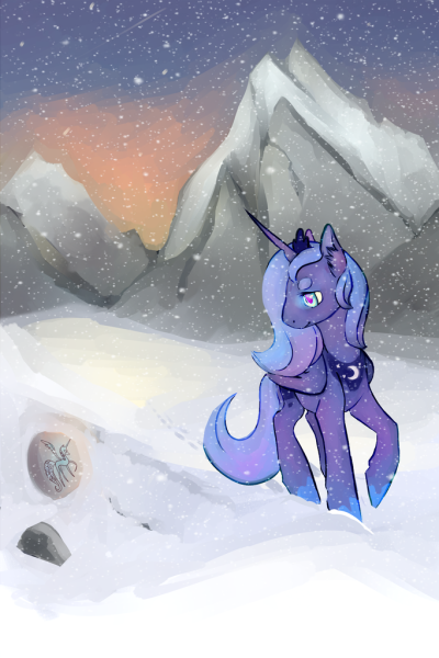 Снежная пони