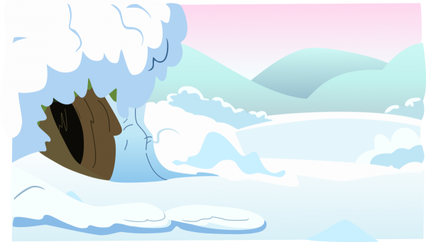 МЛП фон зима