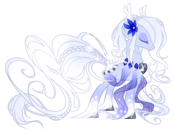 Кристальные пони арт