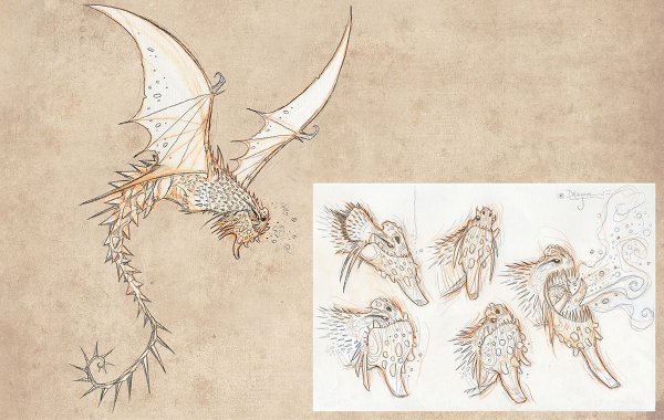 Как приручить дракона снежный призрак