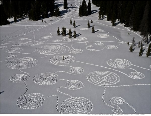 Снег рисунок