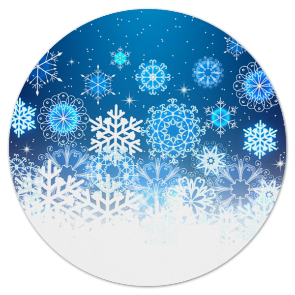 Снежинка в круге