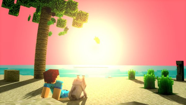 Красивые пляжи МАЙНКРАФТА