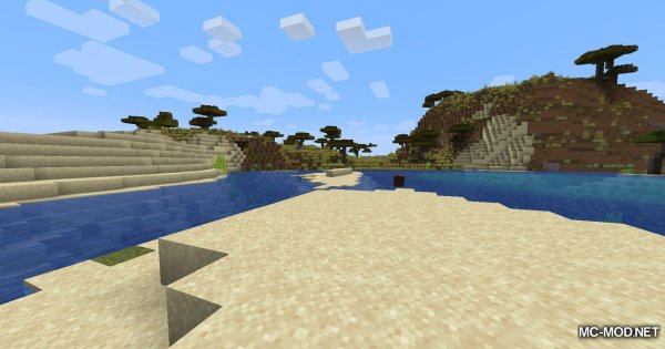 Пляж в МАЙНКРАФТЕ