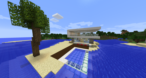 Пляж в МАЙНКРАФТЕ