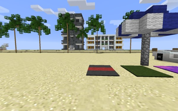 Пляж майнкрафт