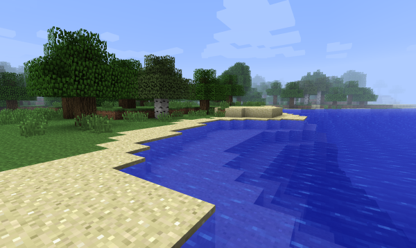 Берег в МАЙНКРАФТЕ