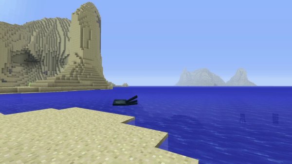 Пляж в МАЙНКРАФТЕ