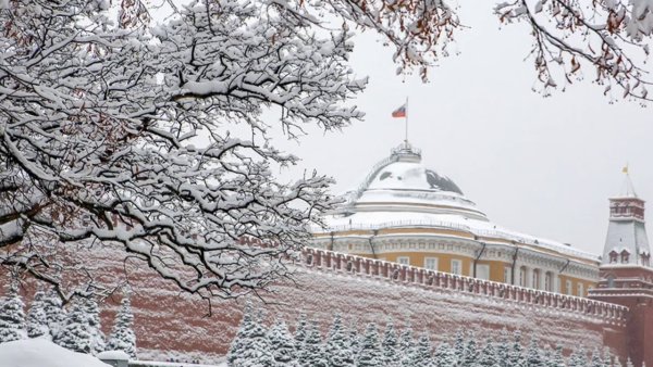 Москва в снегу картинки