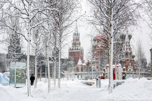 Снежная Москва